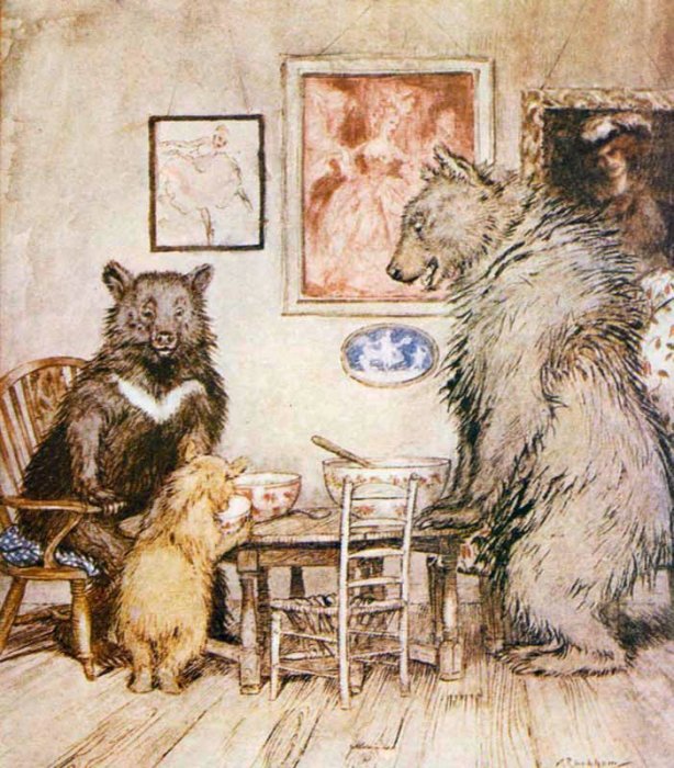 Illustration par Arthur Rackham pour l’English Fairy Tales (1918) de Flora Annie Steel.